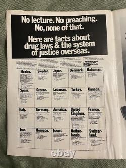 Vintage 1974 HIGH TIMES MAGAZINE PREMIER ISSUE #1 (COLLECTORS EDITION) 1ST wow
