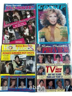 Vintage 70s Teen Magazines Rona Barrett Tiger Beat Hollywood Gossip Pop Culture