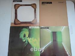 Vintage Artforum Magazine lot of 56 unique issues- 1960's and 1970's Good Con