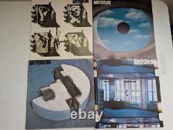 Vintage Artforum Magazine lot of 56 unique issues- 1960's and 1970's Good Con