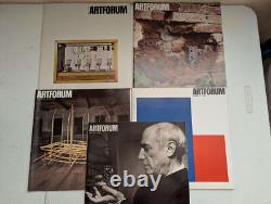 Vintage Artforum Magazine lot of 56 unique issues- 1960's and 1970's Good Con