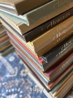 Vintage Horizon Magazine of the Arts LOT Of 88 Books 50s-70s Book Coffee Table
