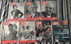 Vintage Life Magazine Lot Of (28)! 1940s 50s 60s! Great Photos See Description