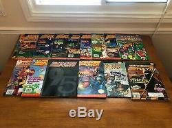 Vintage Nintendo Power Magazine 15 Issues Lot Posters Iron On Cards 80s 90s RARE