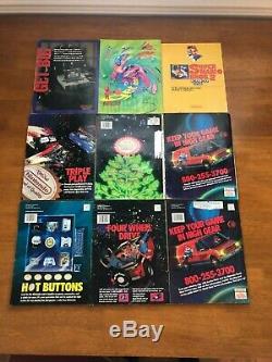 Vintage Nintendo Power Magazine 15 Issues Lot Posters Iron On Cards 80s 90s RARE