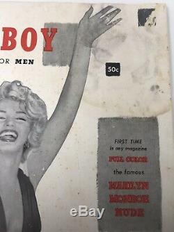 Vintage Original 1953 First Issue #1 Playboy Magazine Marilyn Monroe CGC 3.5