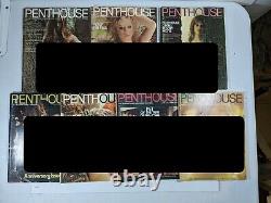 Vintage Penthouse Magazine Lot of 42 Issues 1974-2001 Most in Good Grade w CFs