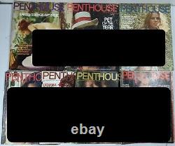 Vintage Penthouse Magazine Lot of 42 Issues 1974-2001 Most in Good Grade w CFs