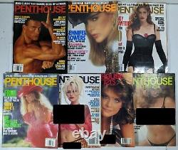 Vintage Penthouse Magazine Lot of 42 Issues 1974-2001 Most in Good Grade w CFs