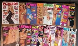 Vintage Playboy Collection Lot of 55 1990s-2000s Issues Featuring Pamela