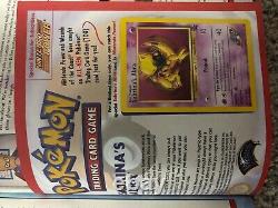 Vintage Pokemon Sabrina's Abra Card + Nintendo Power Magazine Volume 137