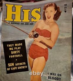 Vintage RARE HIS, A MAGAZINE FOR REAL MEN, PREMIERE ISSUE! Vol. 1 #1