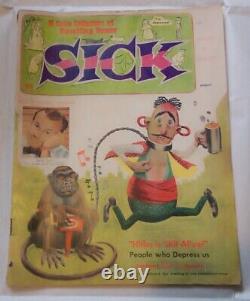 Vintage RARE SICK Comic Magazine 1st Edition (Volume 1 Issue 1) August 1960