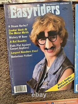 Vintage Rare 80's Easyriders Magazine Lot