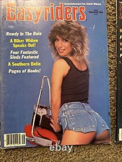 Vintage Rare 80's Easyriders Magazine Lot