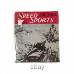 Vintage Speed Sports Magazine Program Lot Of 3 First Addition