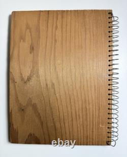 Vintage Sunsets 1938 Barbecue Book Wood Board Cover First Edition