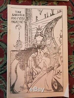 Vintage The Shaver Mystery Magazine Lot of 7 Books 1 Holiday Card