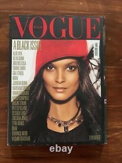 Vogue Italia A Black Issue Special Edition Liya Kebede Cover July 2008