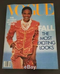 Vogue Magazine September 1989 NAOMI CAMPBELL (Pre-Owned)