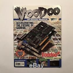 Voodoo 3DFX Official Magazine Lot 1998, 1999, PC Gaming, Gamer