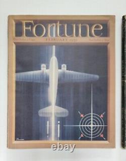 Vtg 1939 FORTUNE Magazines Lot of 7 Vtg Ads 1930s Antique Magazines Art Deco