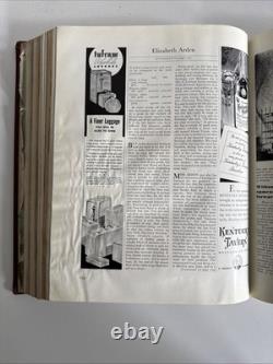 Vtg FORTUNE Magazine July December 1938 BOUND BOOK 6 Issues Ads Art Vol XVIII