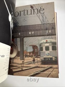 Vtg FORTUNE Magazine July December 1942 BOUND BOOK 6 Issues Ads Art Vol XXVI