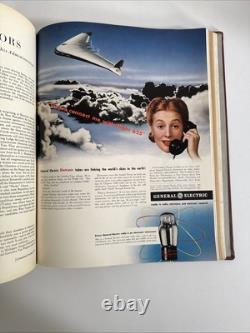 Vtg FORTUNE Magazine July December 1942 BOUND BOOK 6 Issues Ads Art Vol XXVI