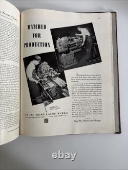 Vtg FORTUNE Magazine July December 1942 BOUND BOOK 6 Issues Ads Art Vol XXVI