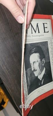 Vtg MAGAZINE Time Nikola Tesla July 20, 1931 Good Condition Rare