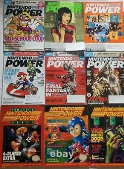 Vtg Nintendo Power Lot 17 Magazine 4 EARLY Issues Mario Zelda Tyson POSTERS NES