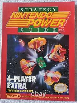 Vtg Nintendo Power Lot 17 Magazine 4 EARLY Issues Mario Zelda Tyson POSTERS NES