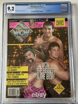 WCW Magazine November 1991 Debut Issue CGC 9.2