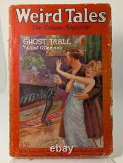 WEIRD TALES February 1928 Rare Pulp magazine, 1st app Cthulhu H. P. Lovecraft