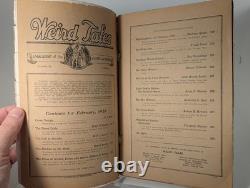 WEIRD TALES February 1928 Rare Pulp magazine, 1st app Cthulhu H. P. Lovecraft