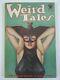 Weird Tales October 1933 Howard Conan Iconic Brundage Batwoman Cover! Nice Book