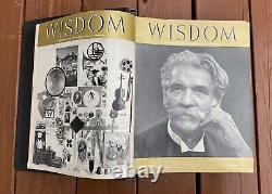 WISDOM Magazine 1956 Complete Volume One Einstein Jesus Helen Keller Lincoln