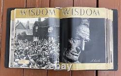 WISDOM Magazine 1956 Complete Volume One Einstein Jesus Helen Keller Lincoln