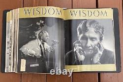 WISDOM Magazine 1956 Complete Volume One Einstein Jesus Helen Keller Lincoln