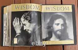 WISDOM Magazine 1956 Complete Volume One Einstein Jesus Helen Keller Lincoln