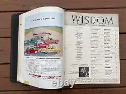 WISDOM Magazine 1956 Complete Volume One Einstein Jesus Helen Keller Lincoln