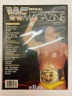 WWF Magazine 1984 April May World Wrestling Federation Hulk Hogan NWA 1st Issue