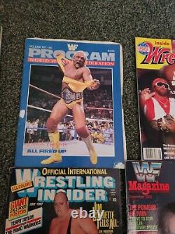 WWF Superstars Magazine Lot Of 9 1987 88 89 Hulk, Warrior Wrestling WWE Vintage