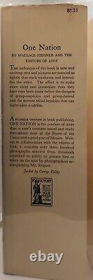 Wallace Stegner One Nation Signed First Edition