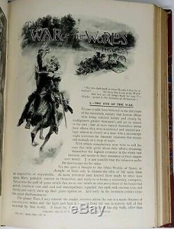 War Of The Worlds Rare 1st Edition In 2 Vols Pearson Magazine 1897