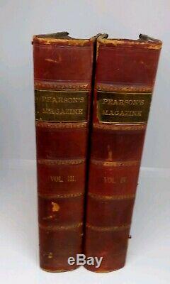 War Of The Worlds Rare 1st Edition In 2 Vols Pearson Magazine 1897