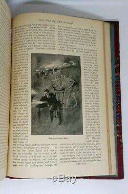 War Of The Worlds Rare 1st Edition In 2 Vols Pearson Magazine 1897