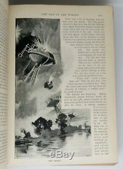 War Of The Worlds Rare 1st Edition In 2 Vols Pearson Magazine 1897