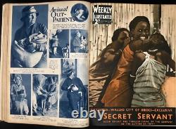 Weekly Illustrated Magazine 1935 Jul-Dec Issues x 26 Rare Early Photojournalism
